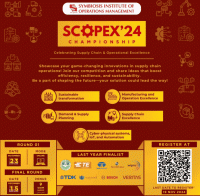 SCOPEX'24 Supply Chain and Operations Excellence event 2024 Conference Poster